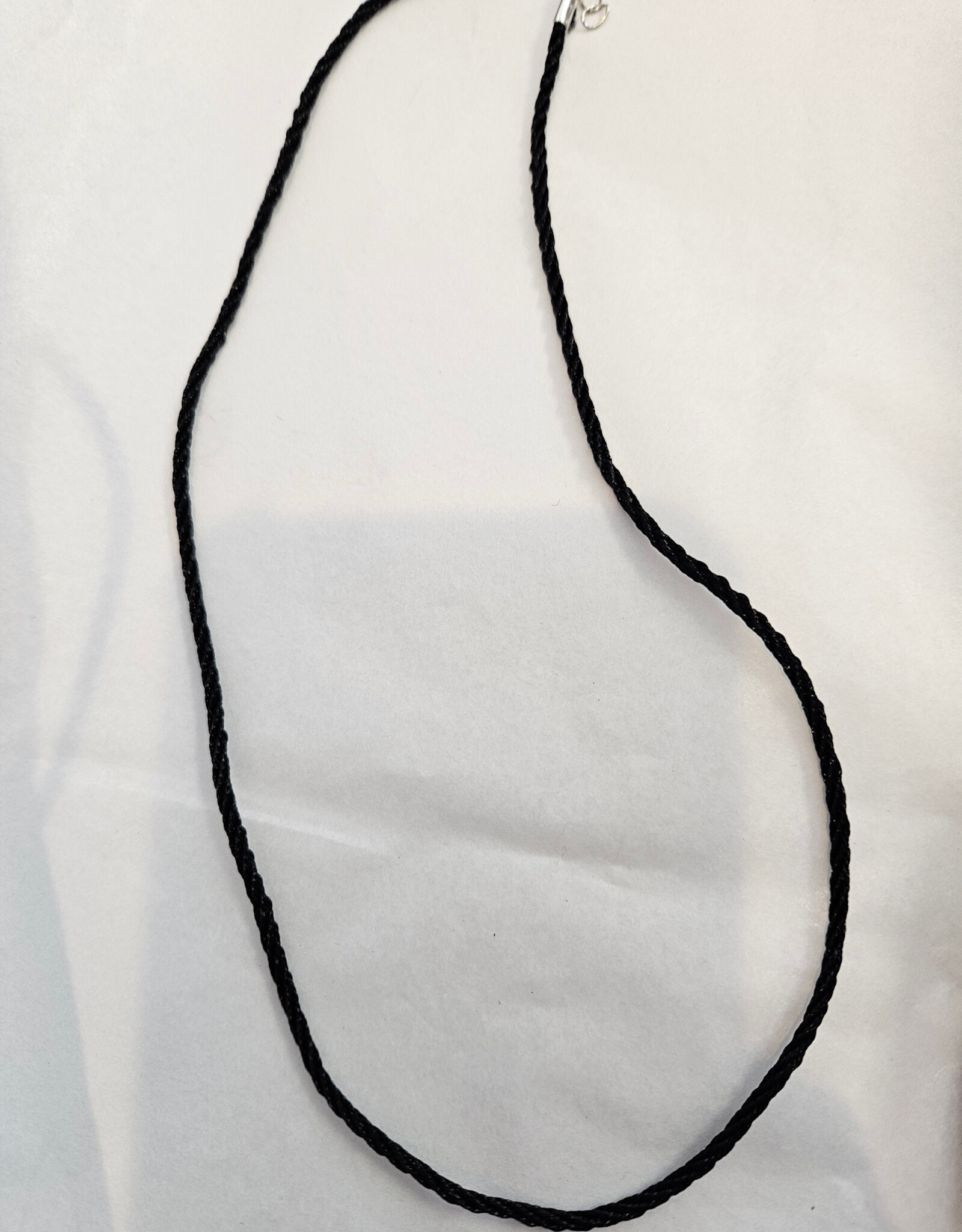 Cotton Cord Necklace 18 inch with Clasp