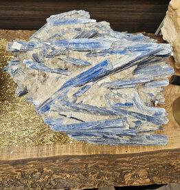 Huge Blue Kyanite piece w/Quartz approx 15” long x 9” tall