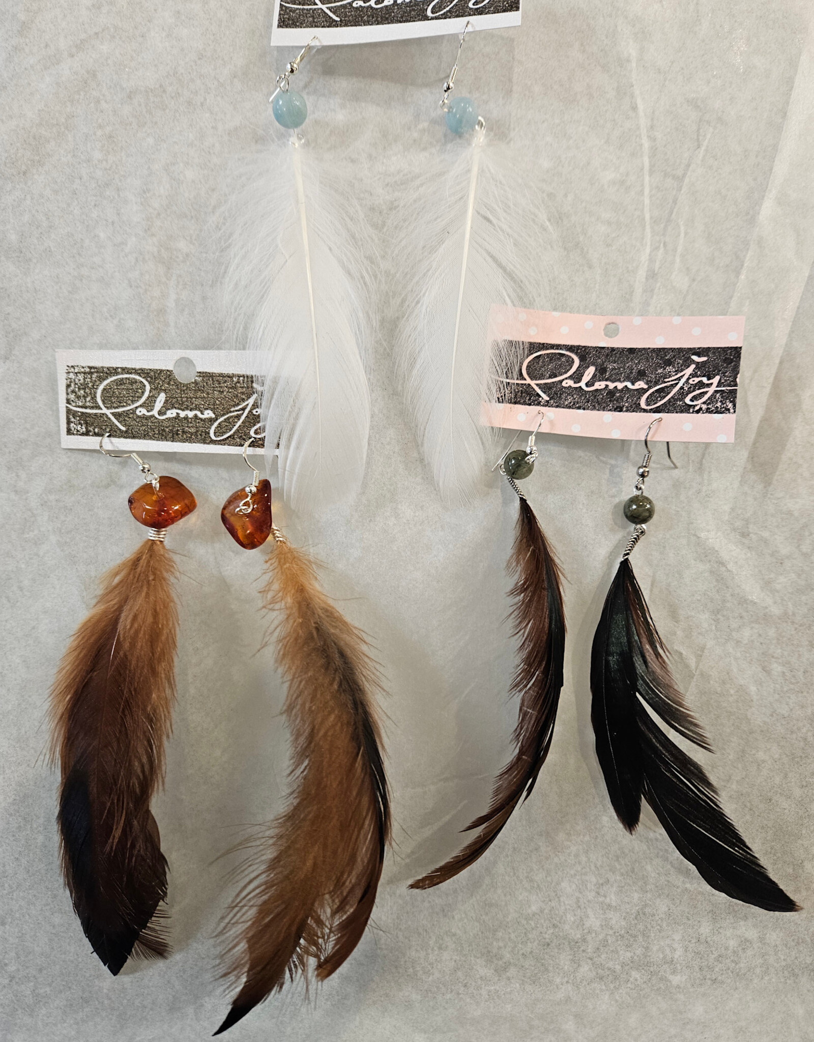 Paloma Joy Feather Earrings