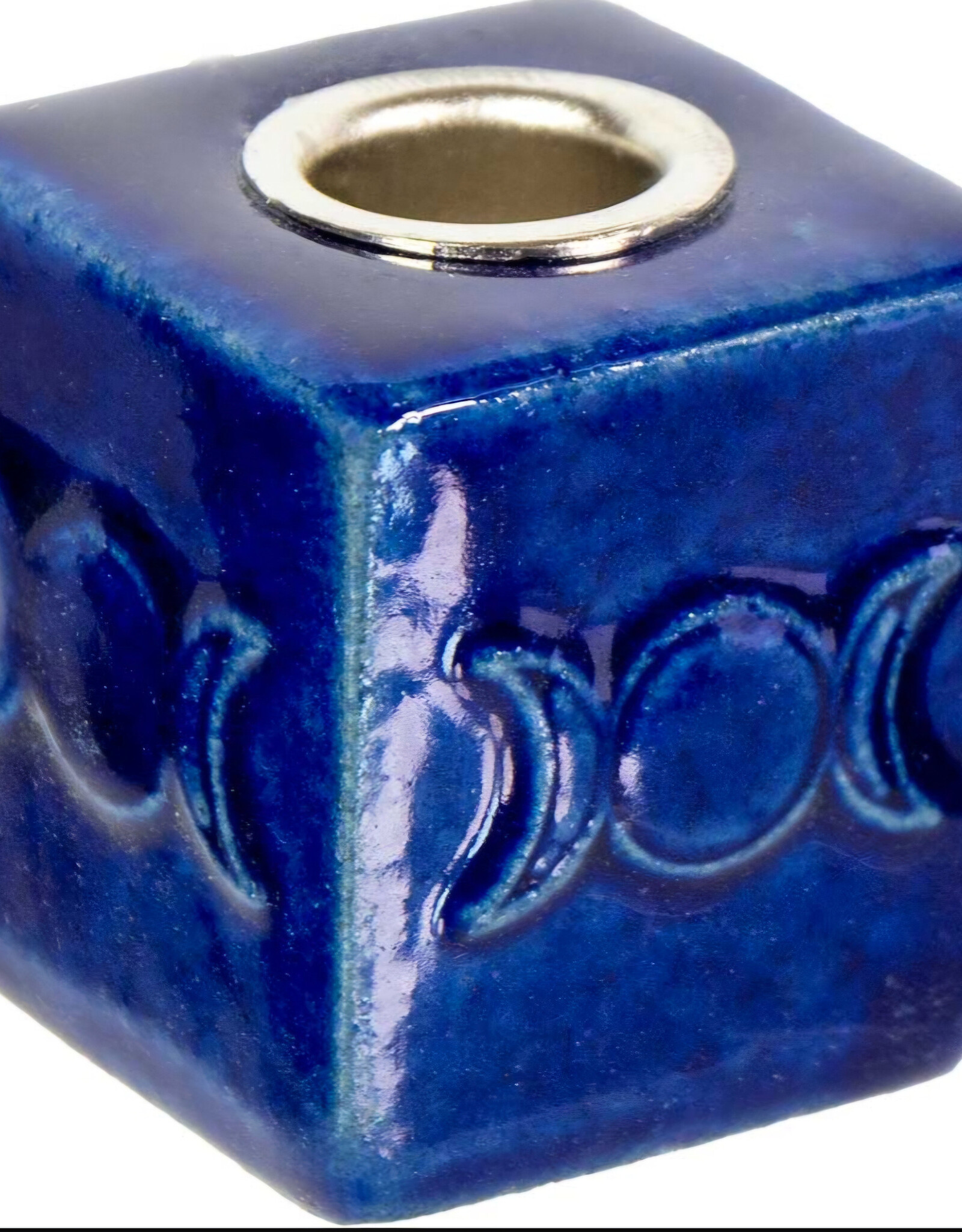 Ceramic Mini Candle Holder Square Base