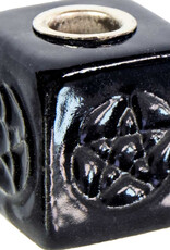 Ceramic Mini Candle Holder Square Base