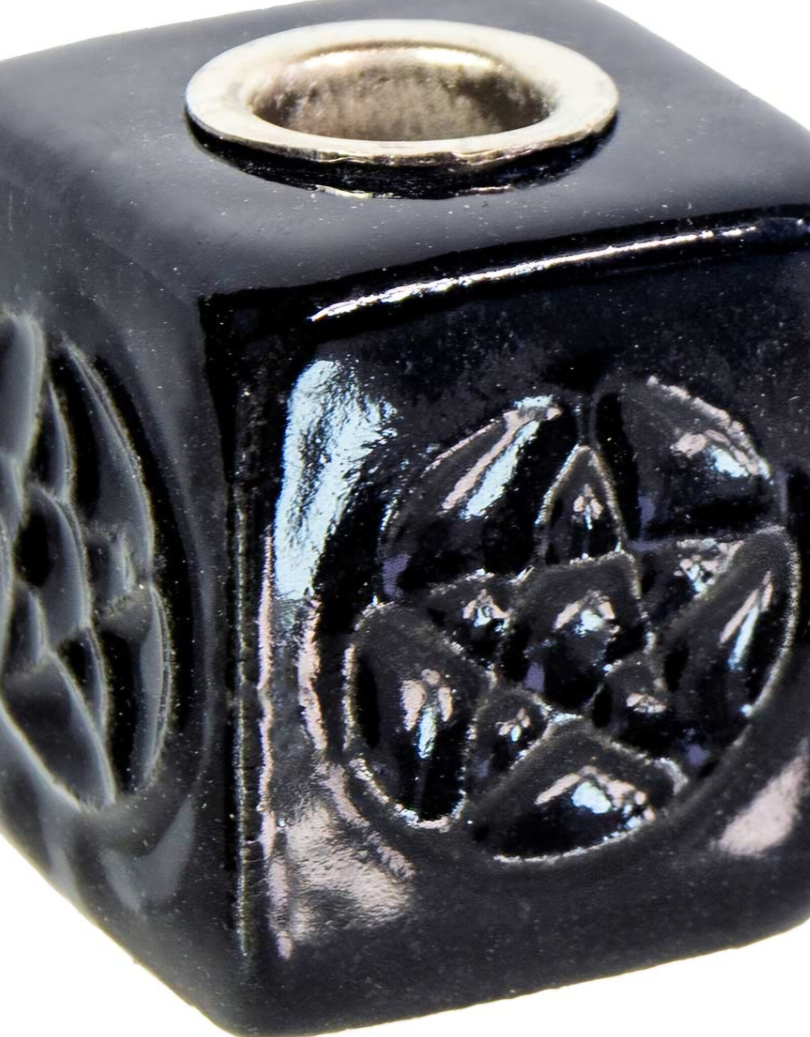 Ceramic Mini Candle Holder Square Base