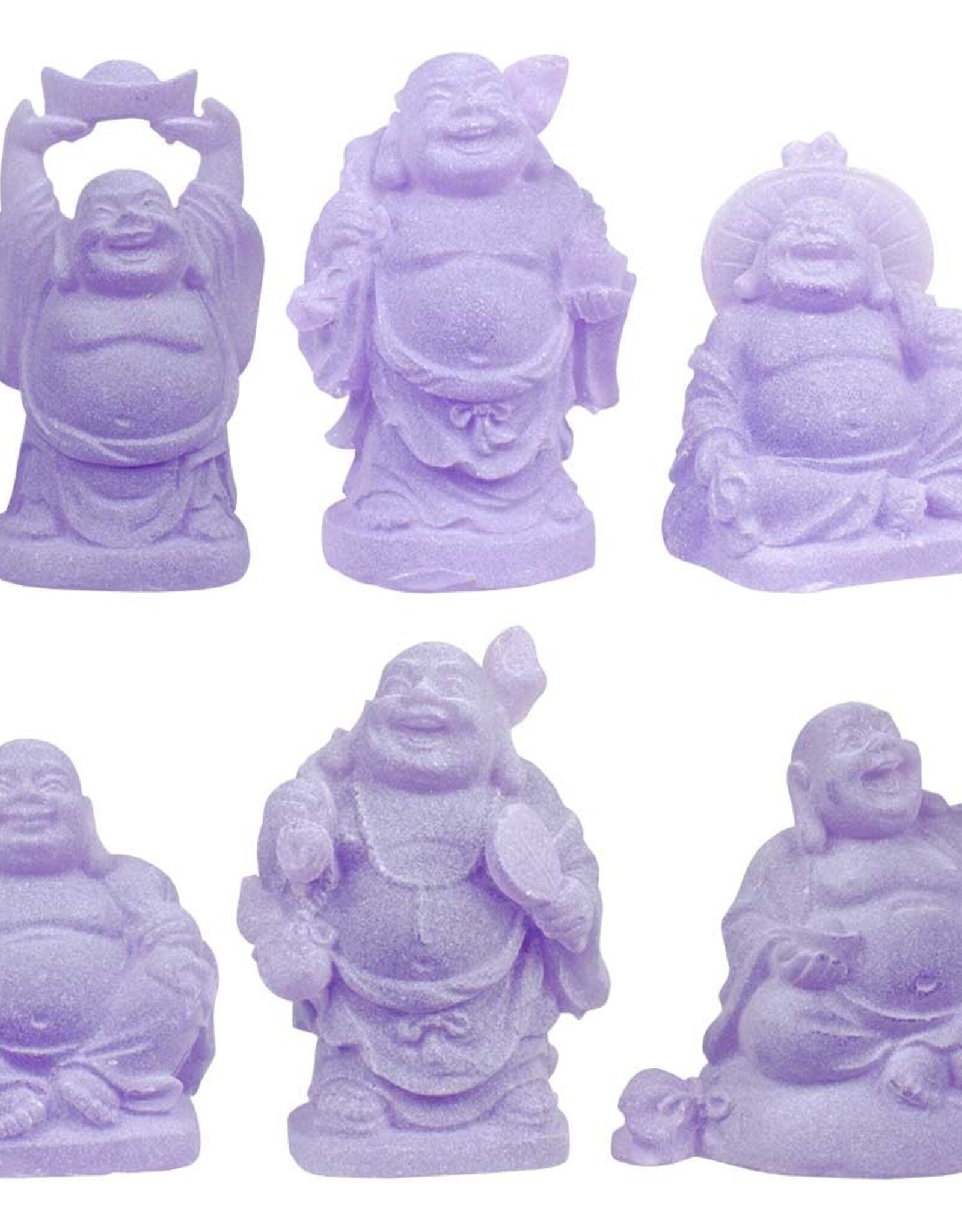 POLYRESIN BUDDHA-PURPLE 1″H