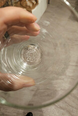 Local Maker Drinking Glass w/Sacred Geometry Etched in