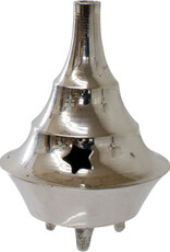 BRASS INCENSE BURNER-SILVER/ASSORTED-2.25″