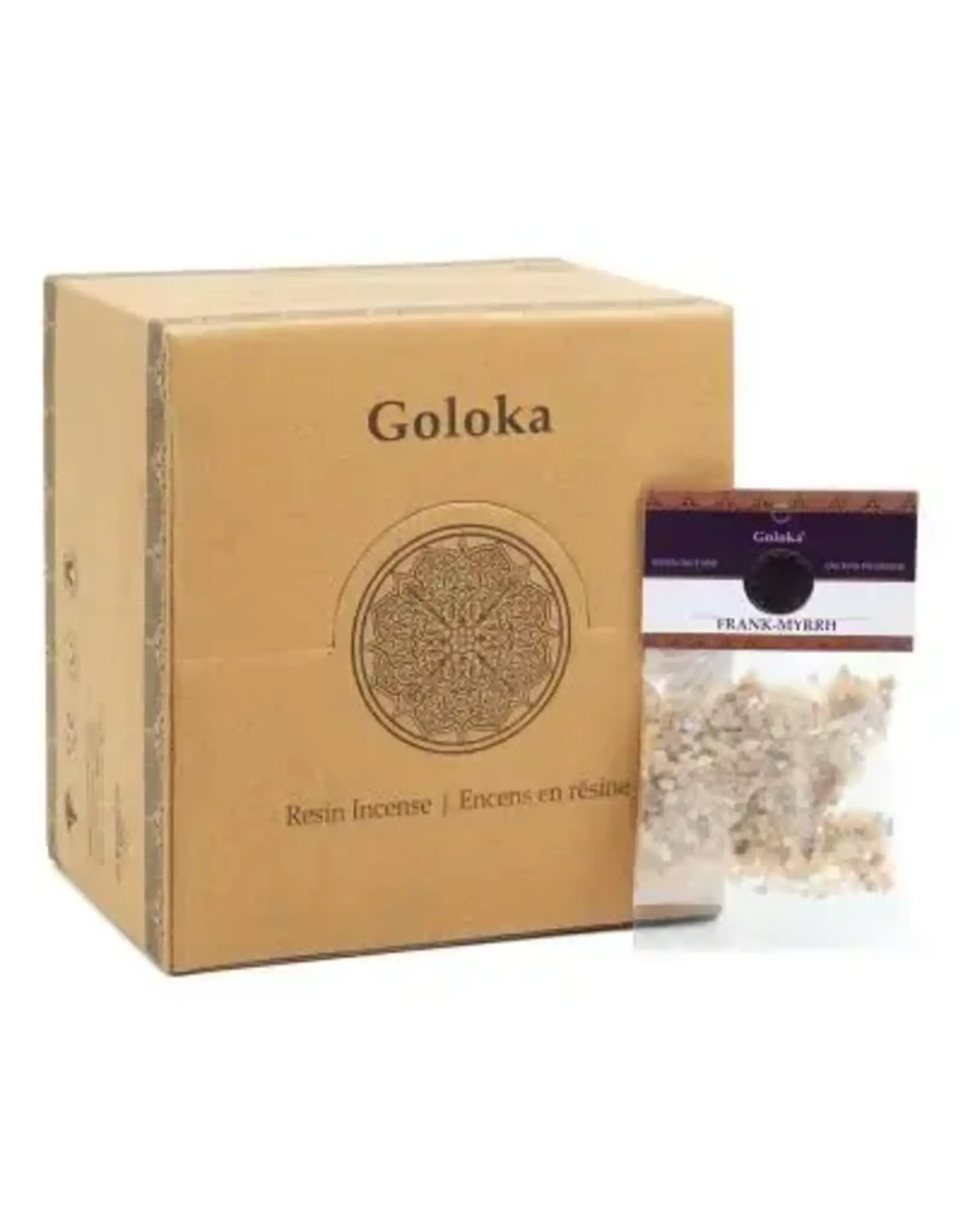 Goloka Frank-Myrrh Resin Incense 15G