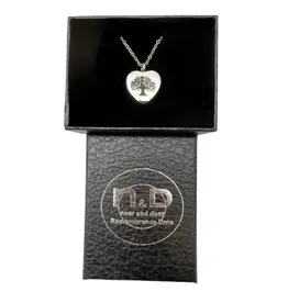 Stainless Steel Pendant Heart Remembrance Urn Necklace