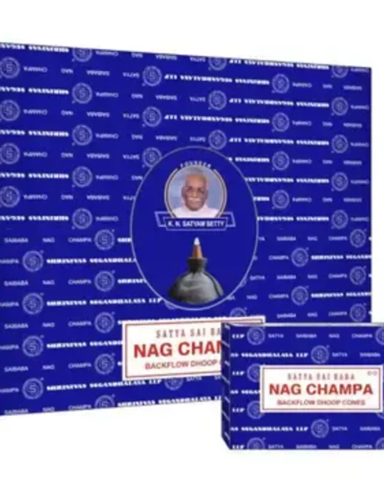 Satya Nag Champa Backflow Incense Cones