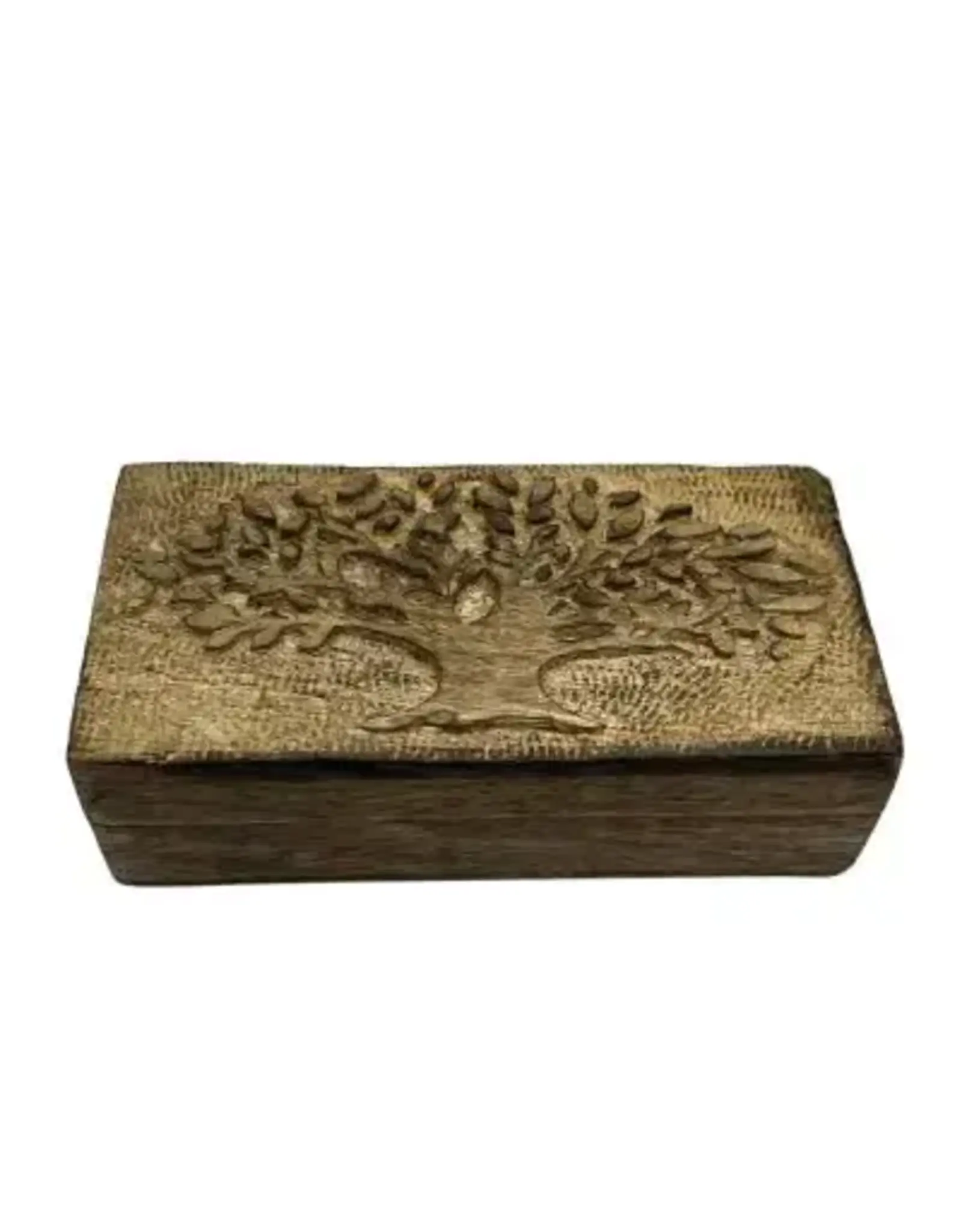 Wood Box Tree of Life 6 x 3 Inches made in India