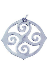 Odins Wheel Sterling Silver Pendant