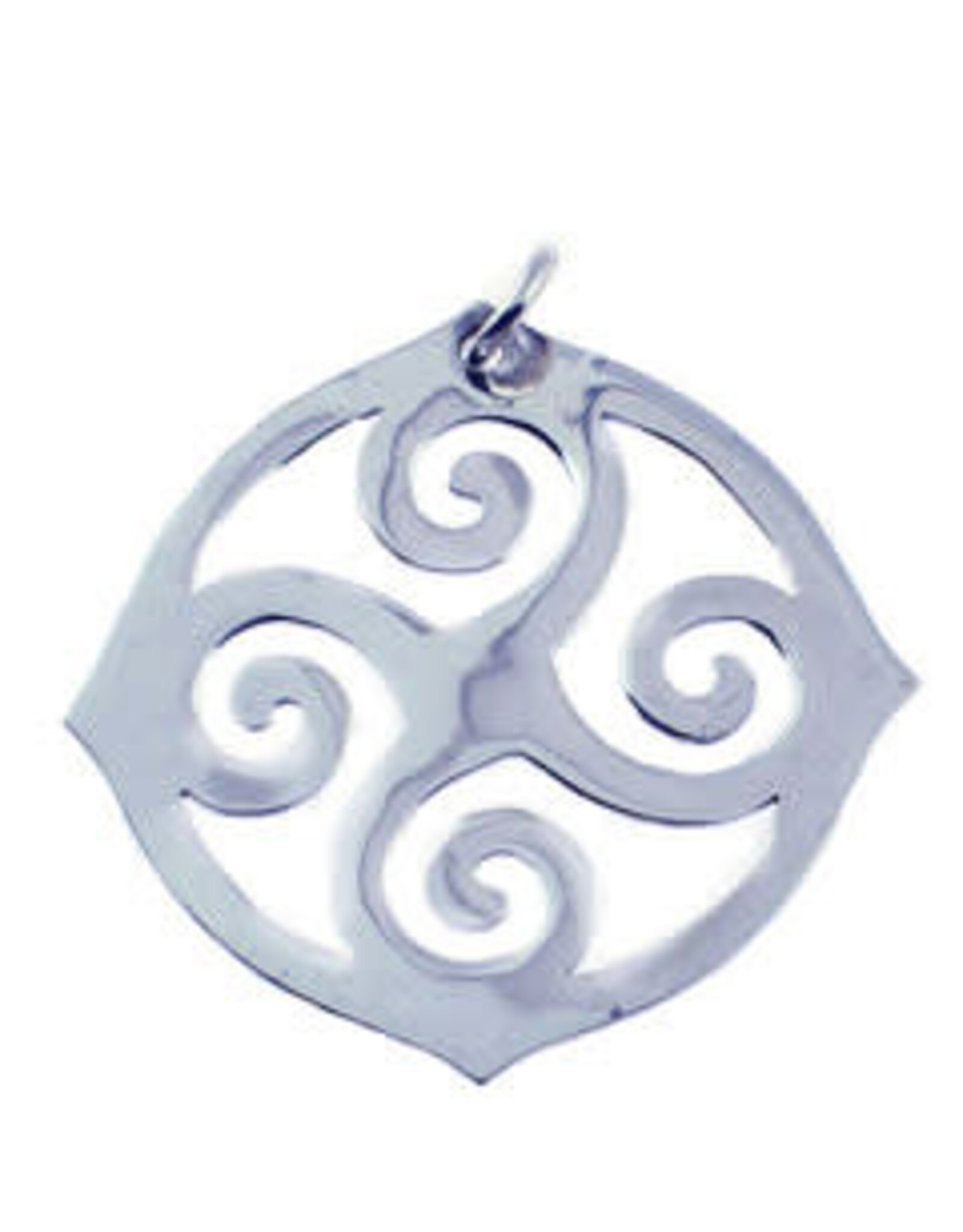 Odins Wheel Sterling Silver Pendant