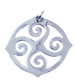 Odins Wheel Sterling Silver Pendant