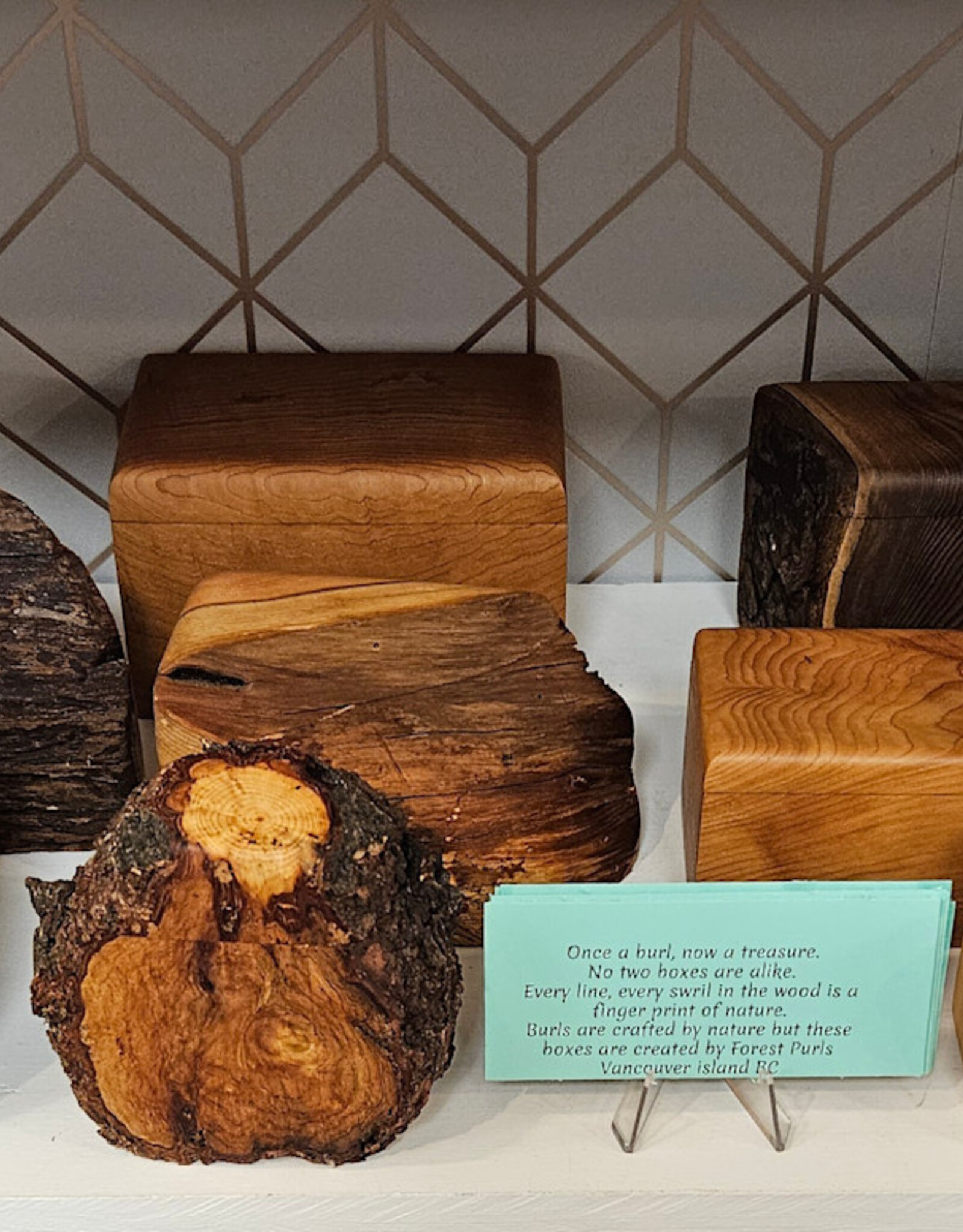 Forest Purls Wood Box - Made Locally