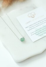 Gemstone Necklace 18" Sterling Silver Chain