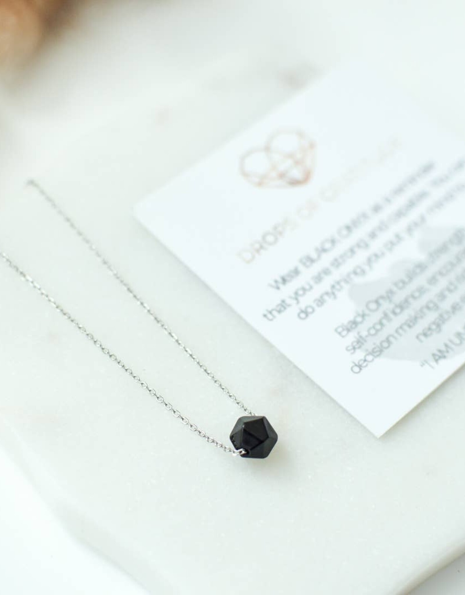 Gemstone Necklace 18" Sterling Silver Chain