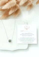 Gemstone Necklace 18" Sterling Silver Chain