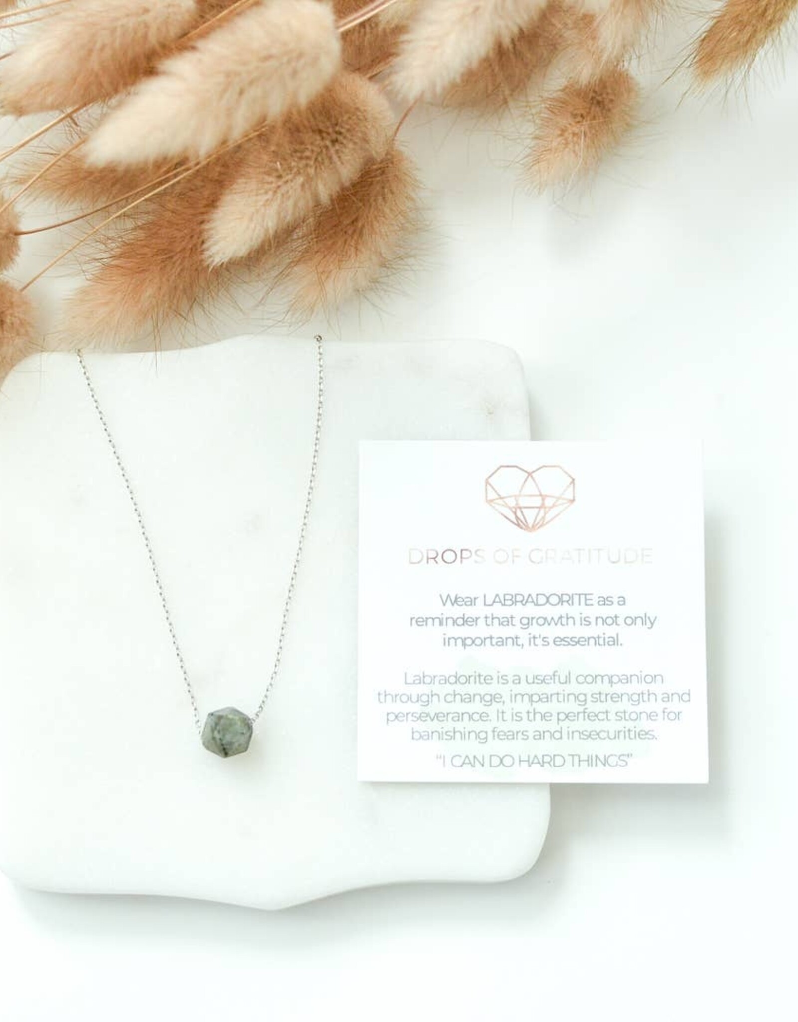 Gemstone Necklace 18" Sterling Silver Chain