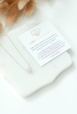 Gemstone Necklace 18" Sterling Silver Chain