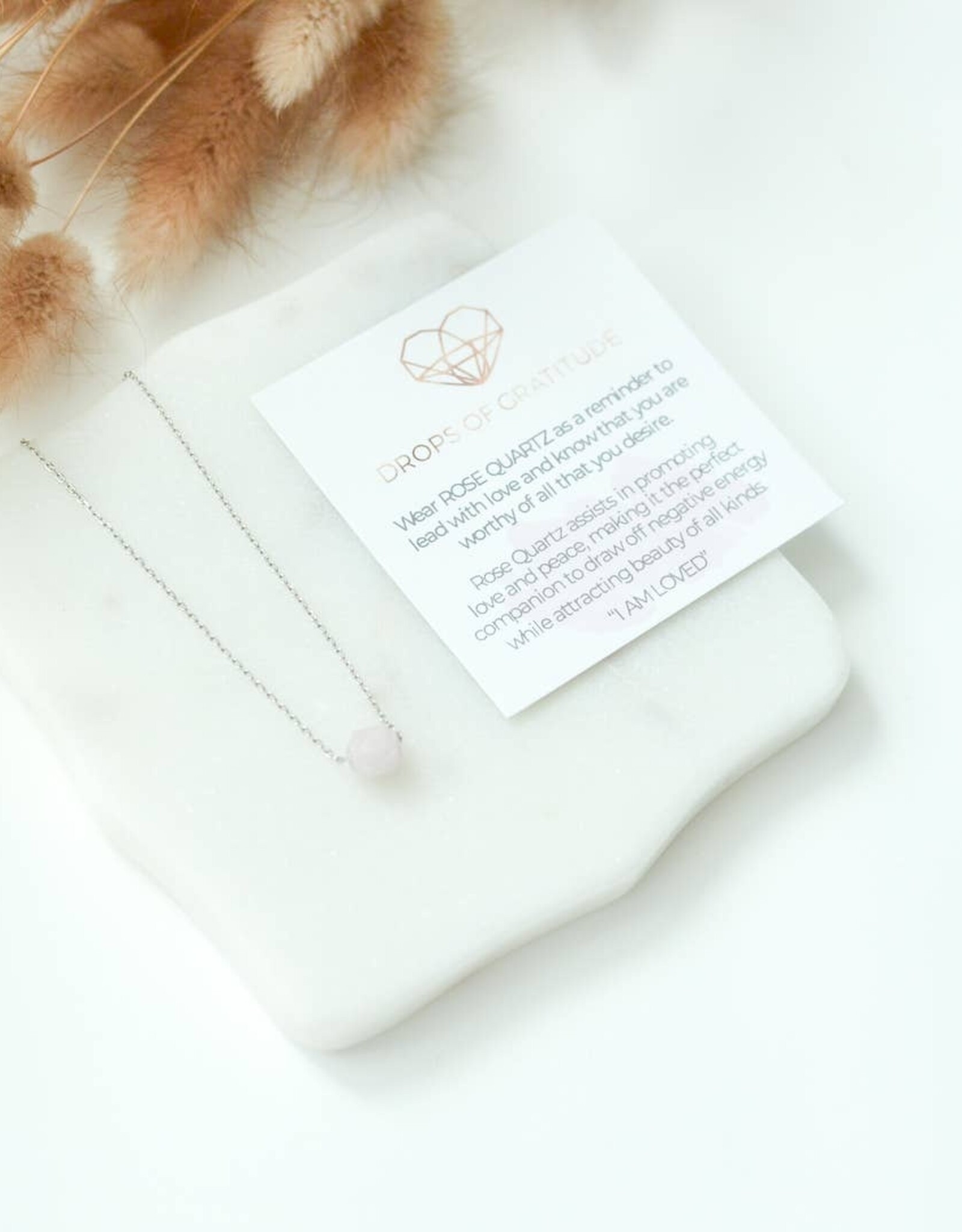 Gemstone Necklace 18" Sterling Silver Chain