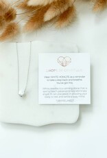 Gemstone Necklace 18" Sterling Silver Chain