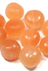 Orange Selenite (Satin Spar) Tumbled Stone