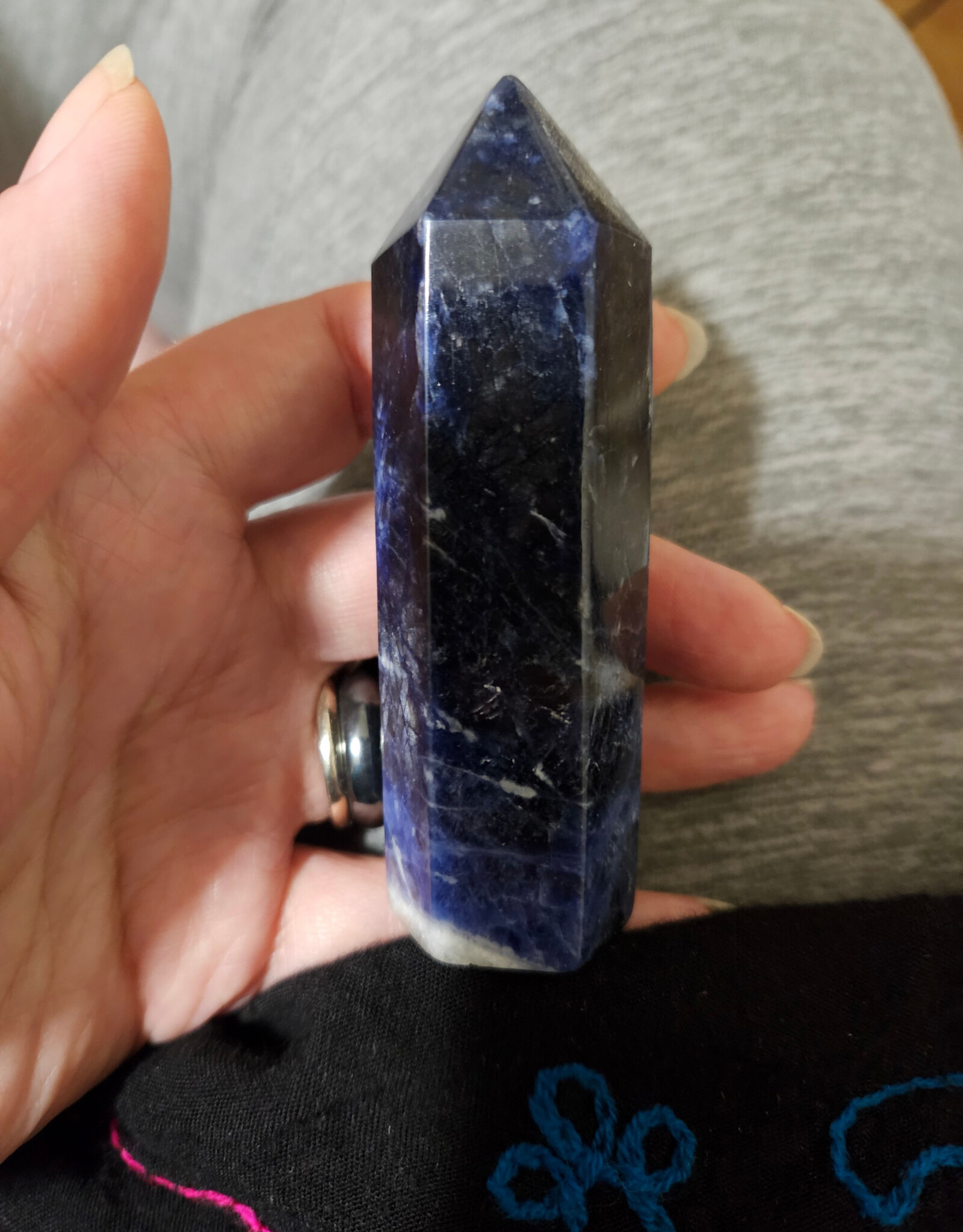 Sodalite polished point