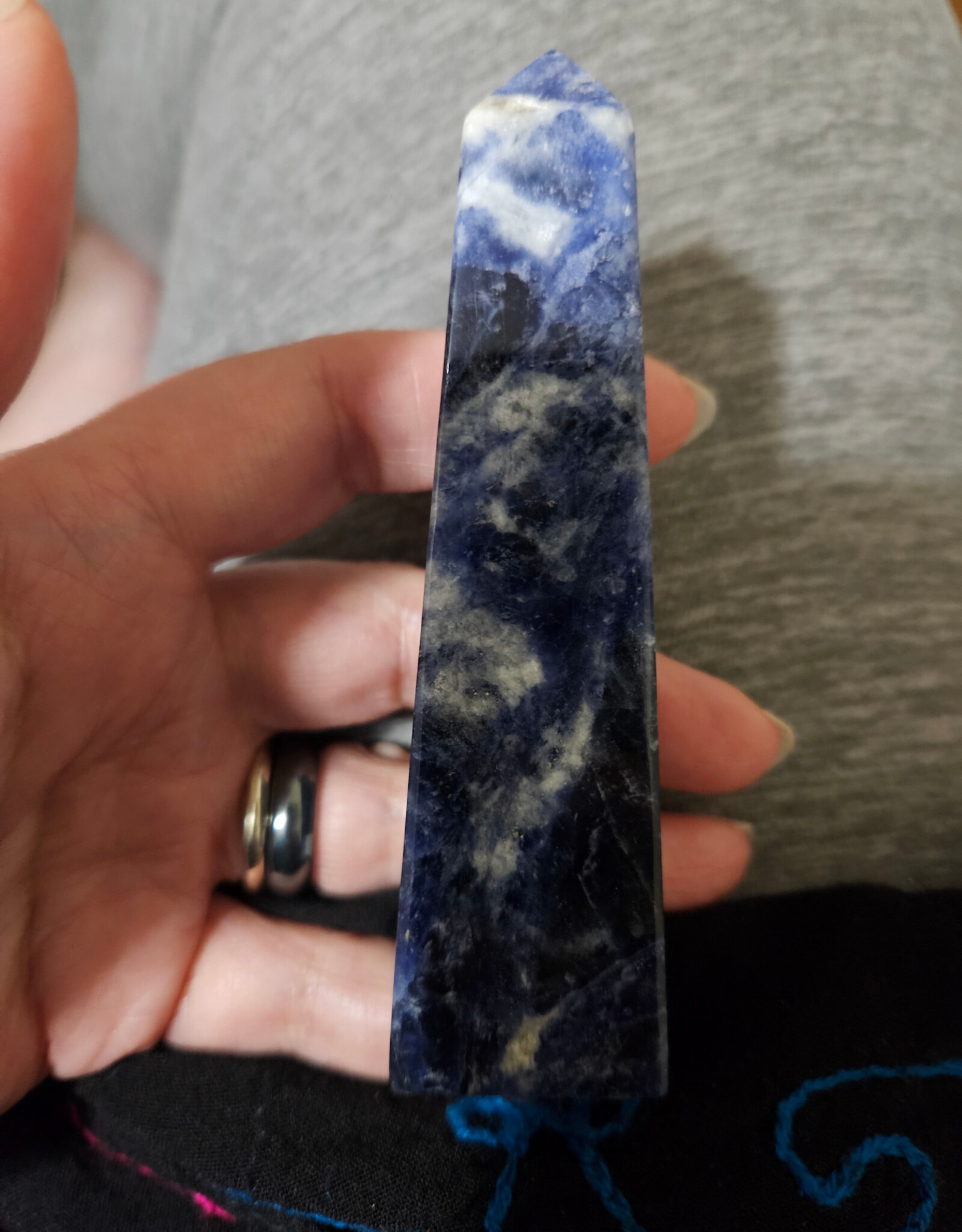 Sodalite polished point