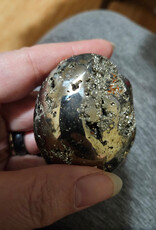 Pyrite Palm Stone