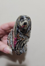 Pyrite Dog Carving