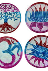 Soapstone Incense Holder - Round