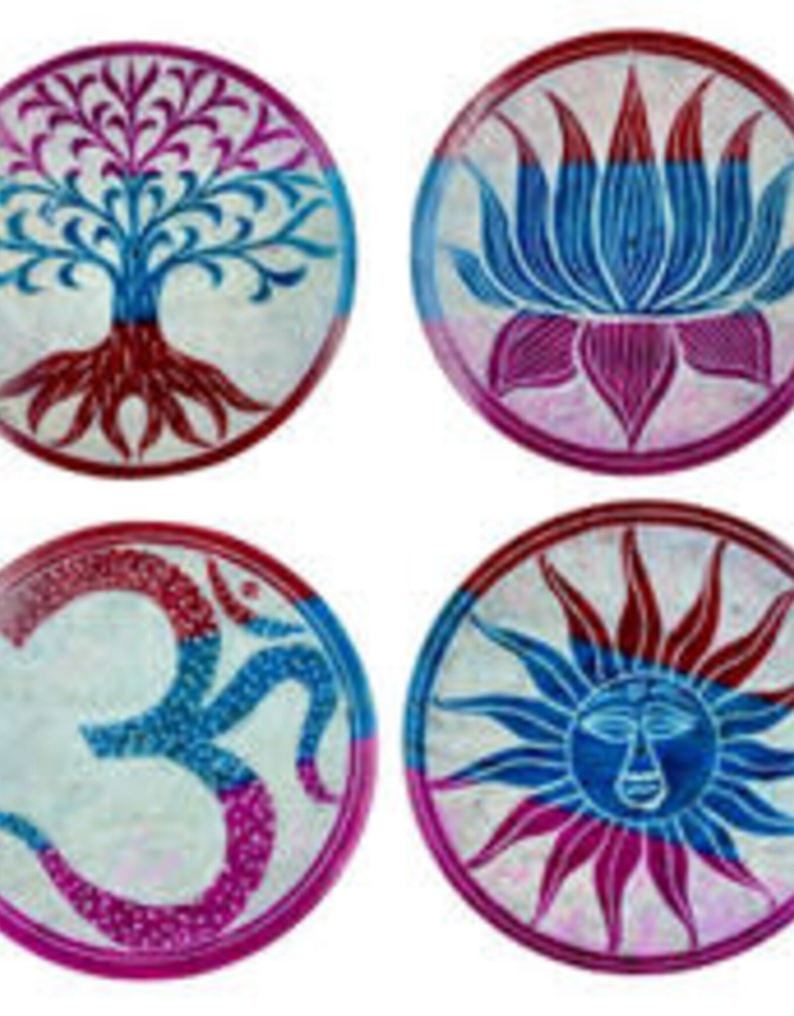 Soapstone Incense Holder - Round