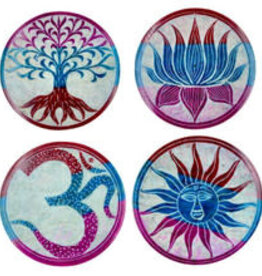 Soapstone Incense Holder - Round