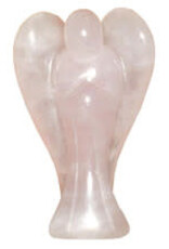Large Rose Quartz Carved Angel 2 inches