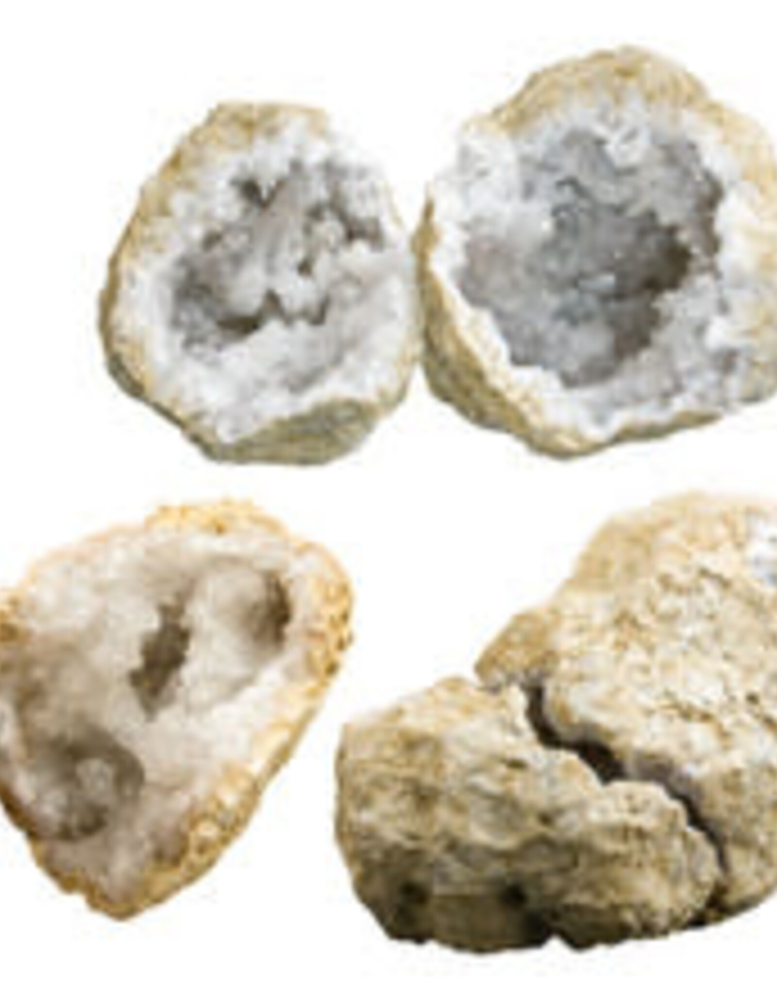 Natural Large Cracked Geode Approx 4 inches - Price for 1 Piece