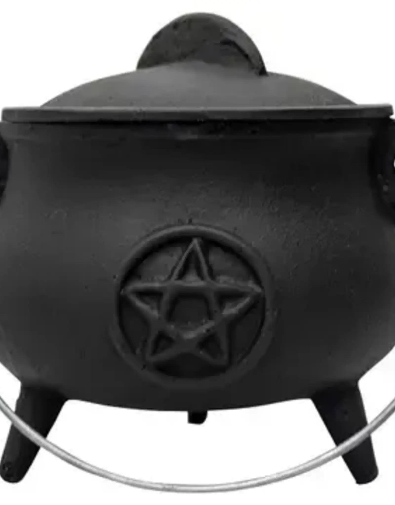 Cauldron - Cast Iron - Black - Pentacle (Medium) 5.5X5.5"