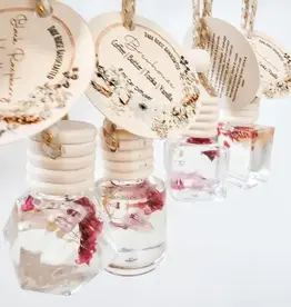 Floral Glass Car Diffuser - Made in Canada