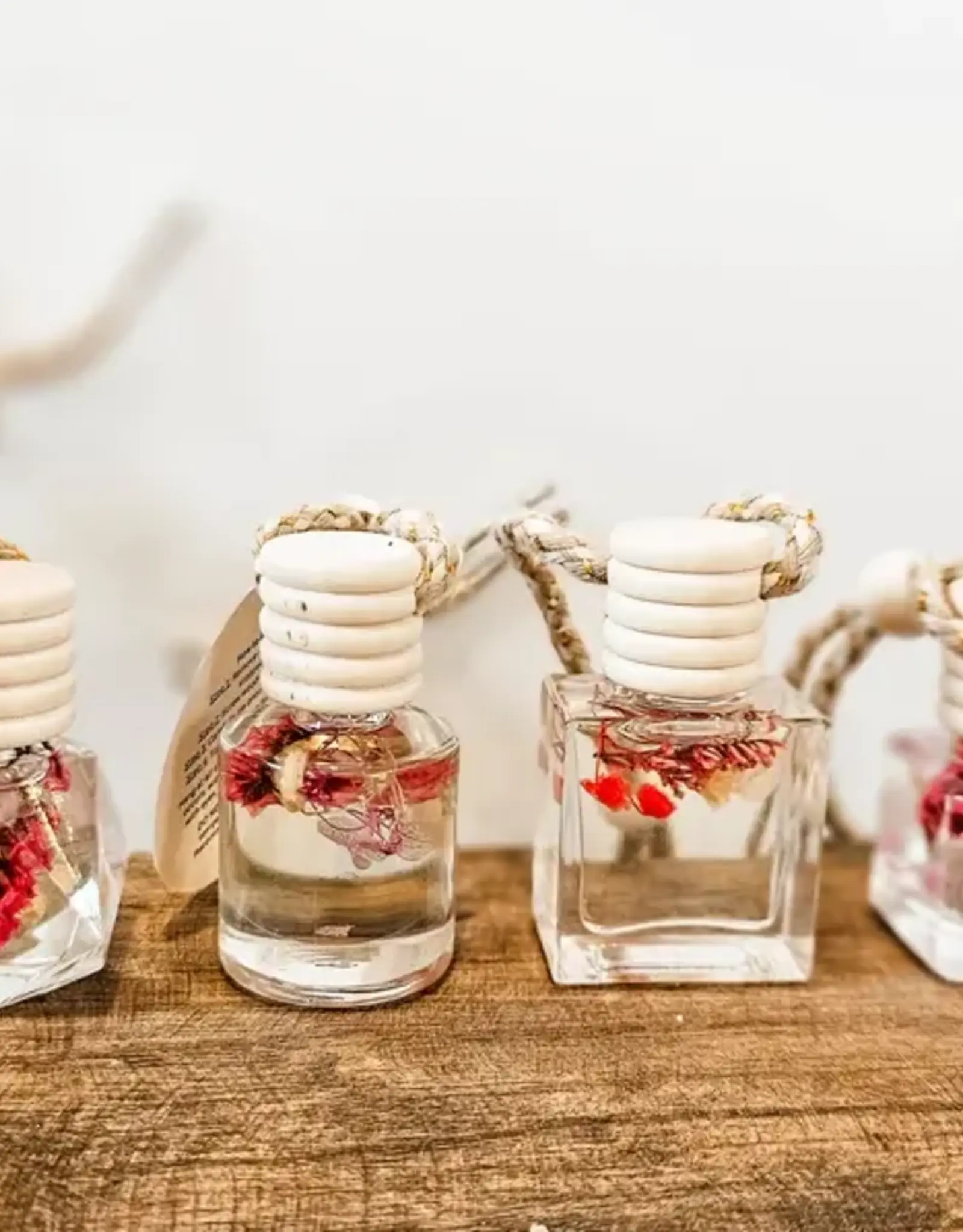 Floral Glass Car Diffuser - Made in Canada