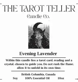Tarot Candle - Tarot Card, Crystal, Fortune in a Candle