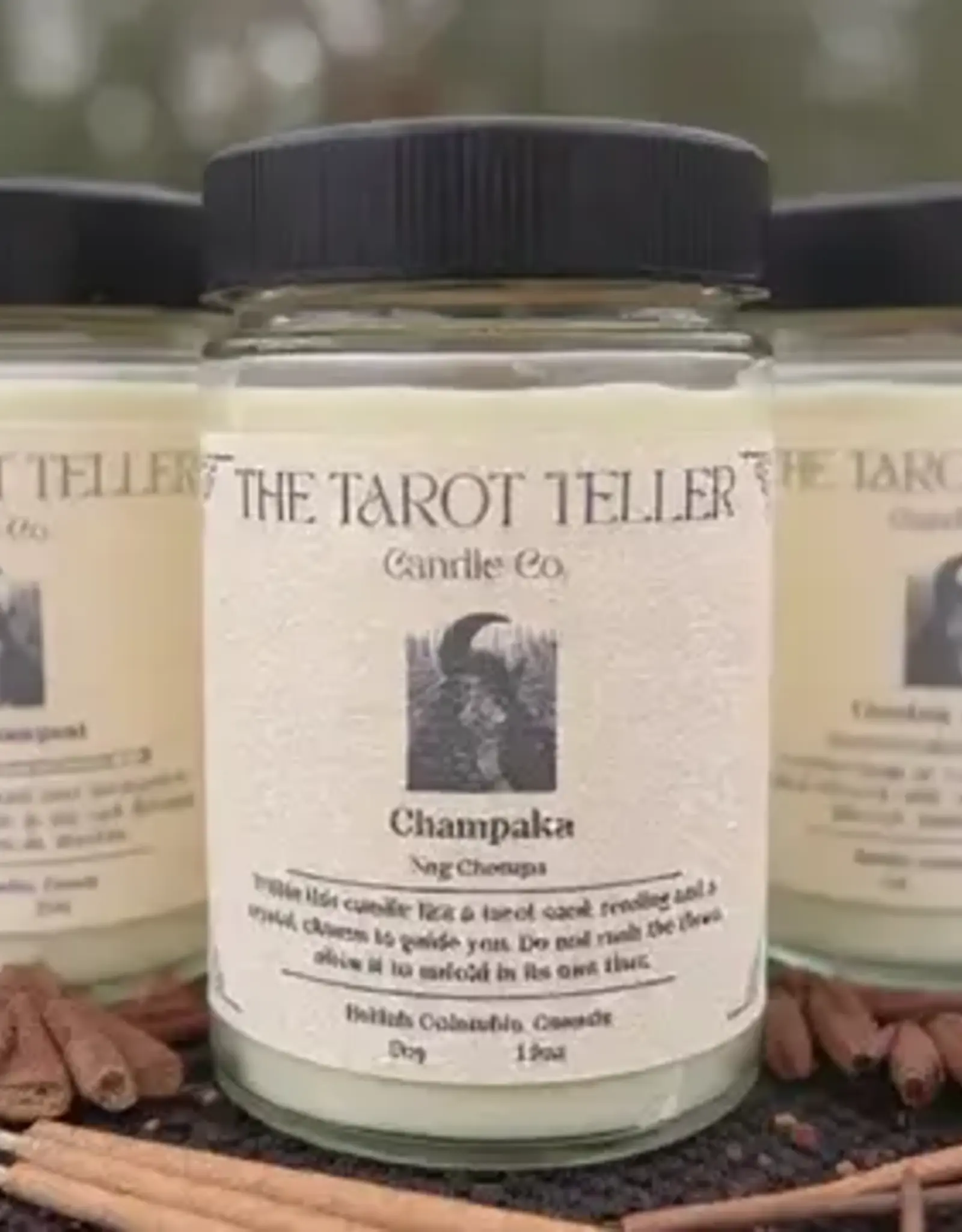 Tarot Candle - Tarot Card, Crystal, Fortune in a Candle