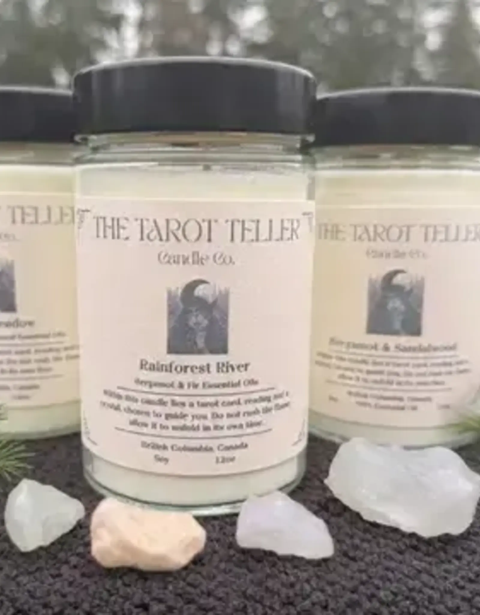 Tarot Candle - Tarot Card, Crystal, Fortune in a Candle