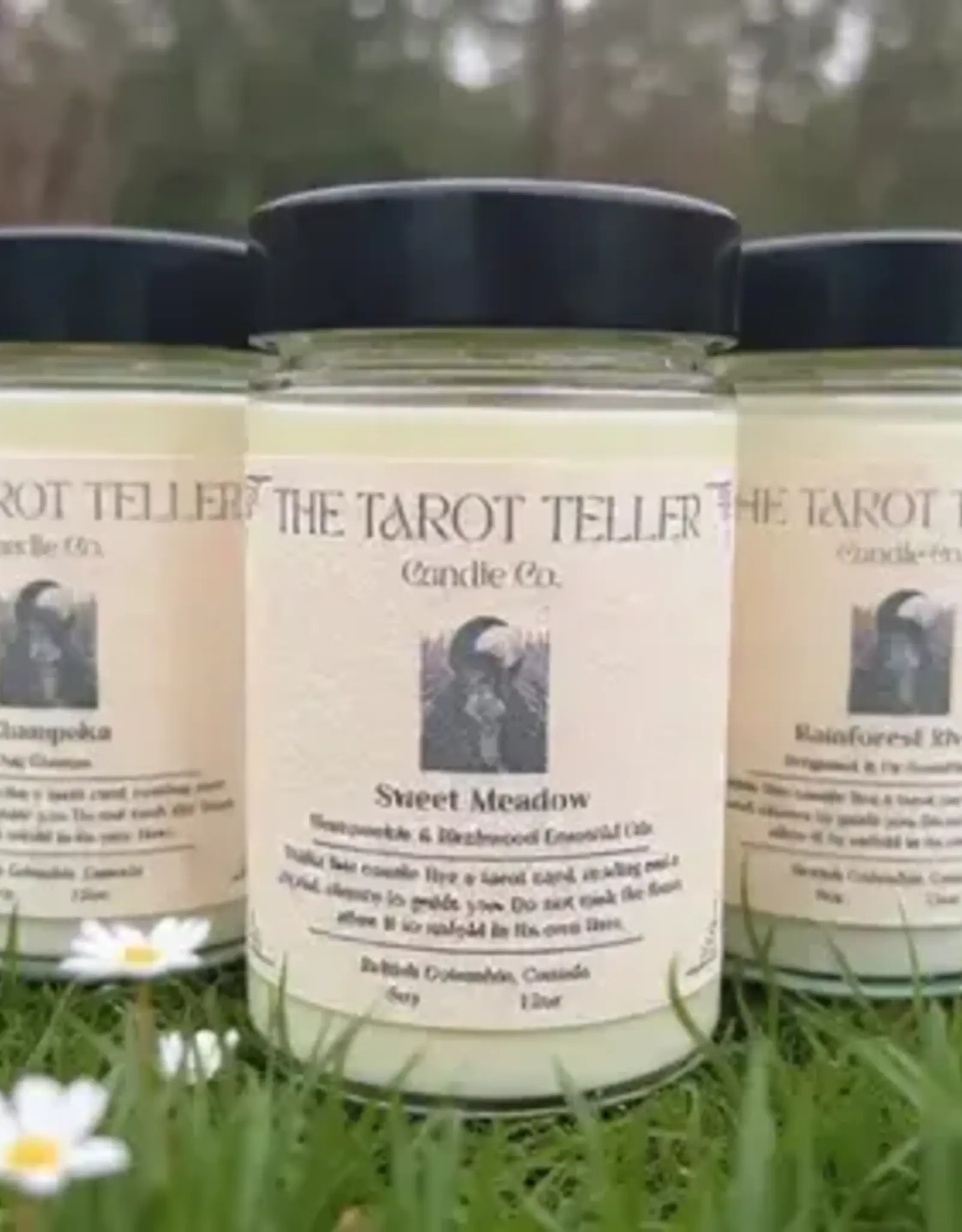 Tarot Candle - Tarot Card, Crystal, Fortune in a Candle