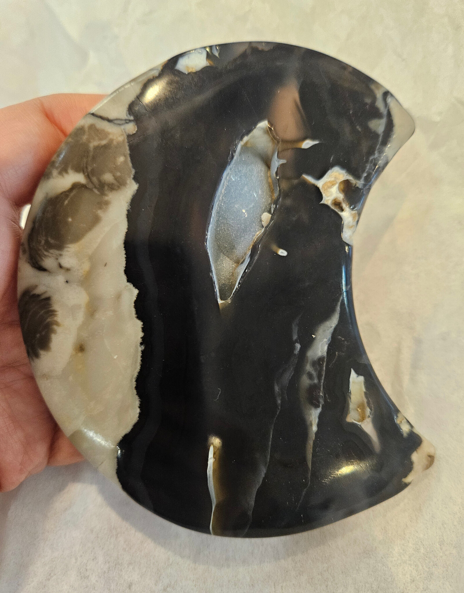Volcanic Agate Moon