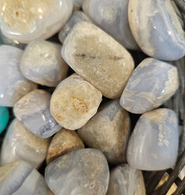 Blue Lace Agate Tumble Lower Grade