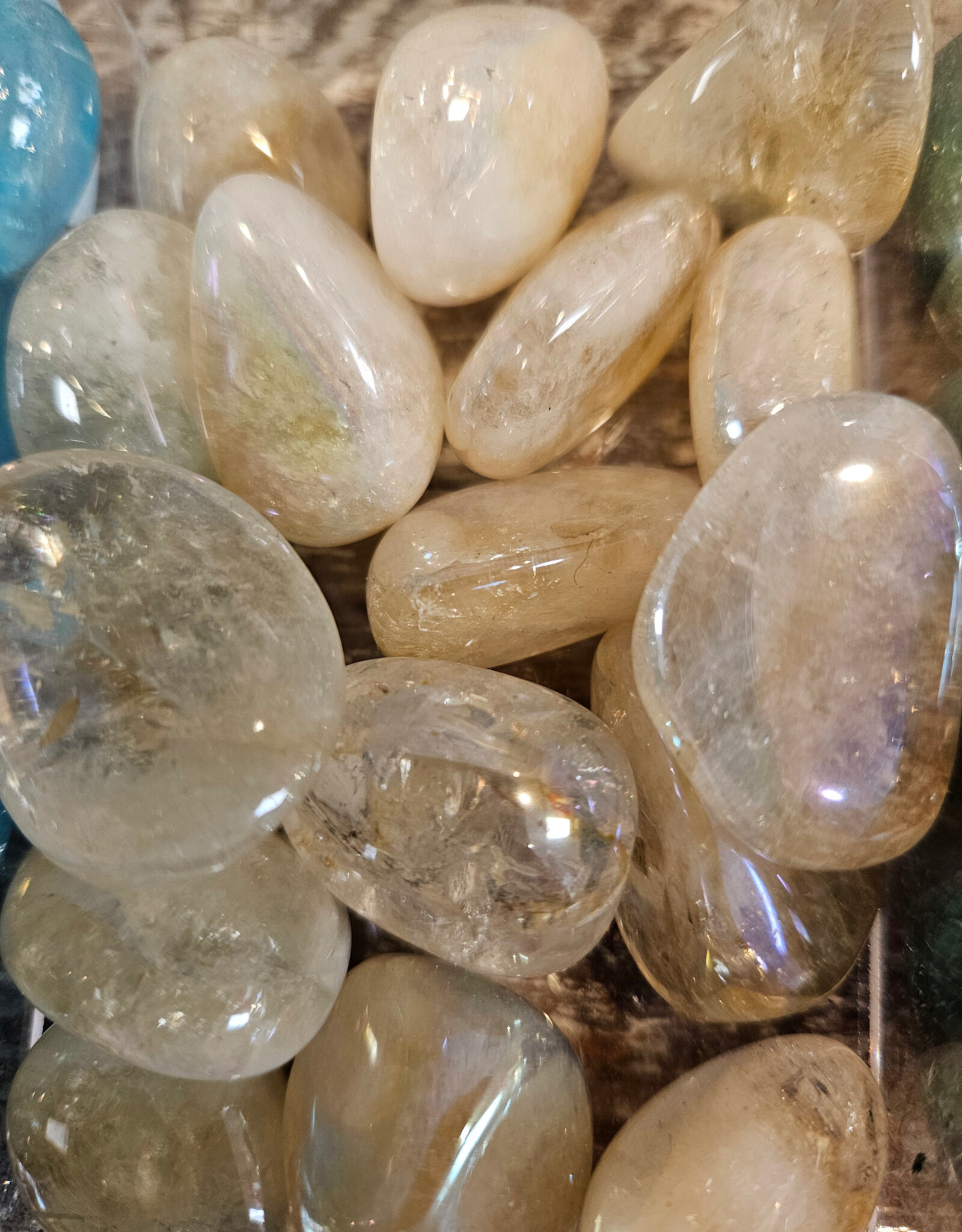 Angel Aura Citrine Tumbled