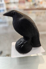 Obsidian Crow 4 cm
