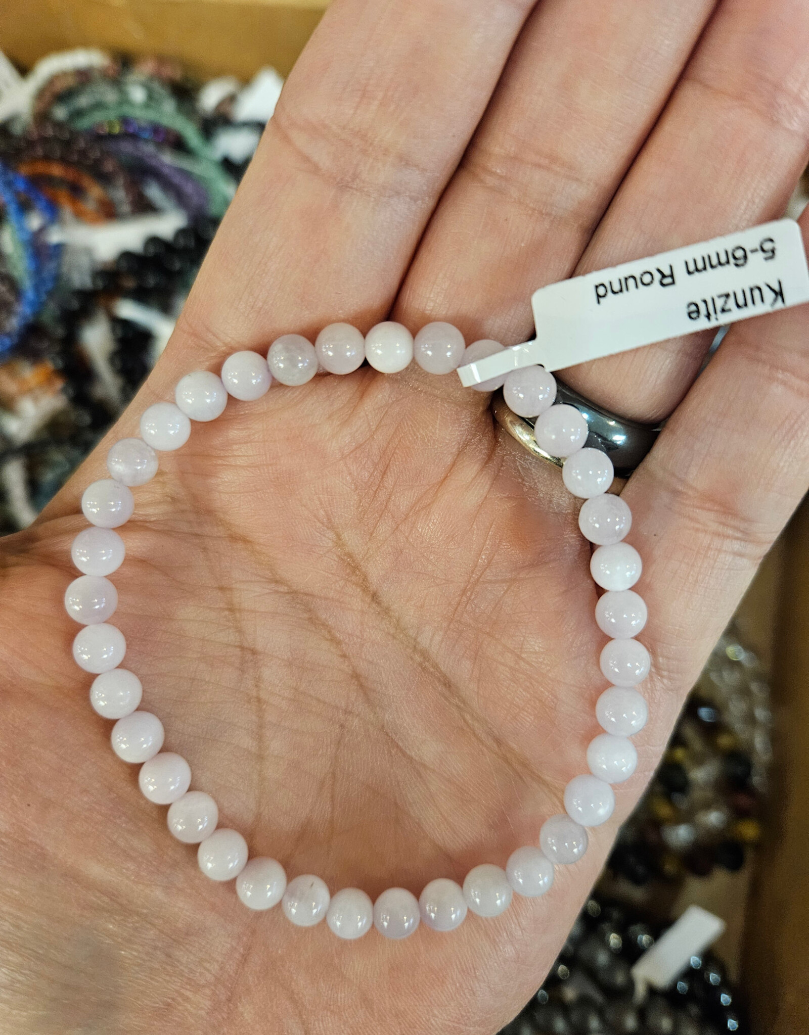 Kunzite Round Bracelet 5-6 mm