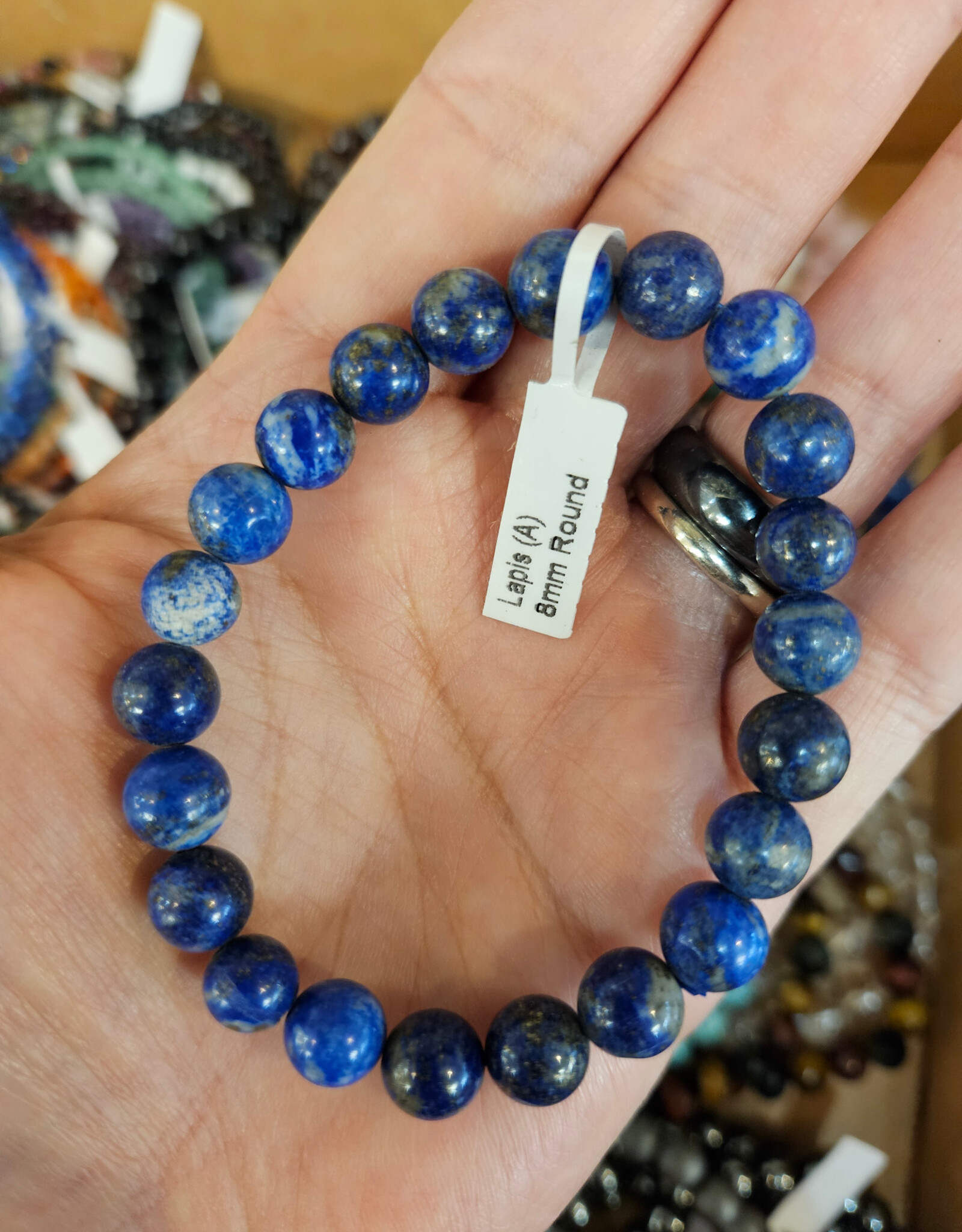 Lapis Lazuli AAA Round Bracelet 8mm