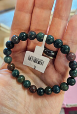 Bloodstone Round Bracelet 8mm