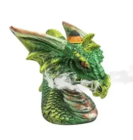 Backflow Incense Burner Dragon Head Green