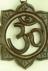 Zenn Small Plaque Om In Lotus
